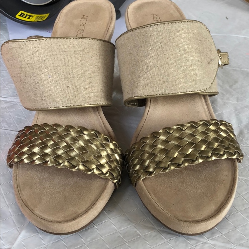 Aero soles size 11 sandals with heels